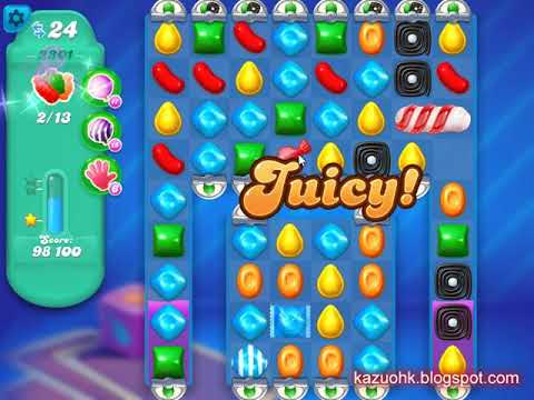 Candy Crush Soda Saga Level 2301 (3 stars, NO boosters)