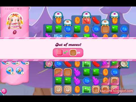 Candy Crush Saga Level 14191 (2nd version, F**k King's, 3 stars, NO Gold No pass!!)