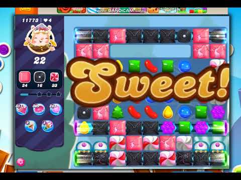 Candy Crush Saga Level 11773 - 26 Moves  NO BOOSTERS