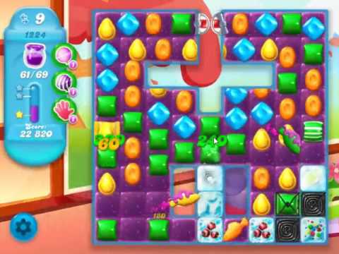 Candy Crush Soda Saga Level 1224 - NO BOOSTERS