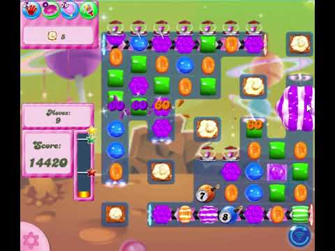 Candy Crush Saga Level 2643 NO BOOSTERS (15 moves) played off-line