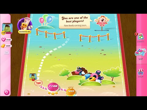 Candy Crush Saga LEVEL 7100 NO BOOSTERS LAST LEVEL