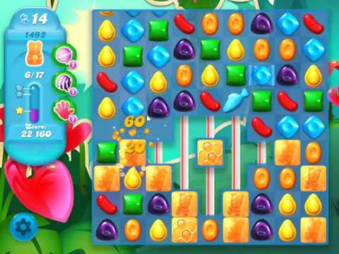 Candy Crush Soda Saga Level 1492 - NO BOOSTERS