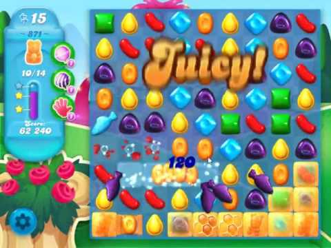 Candy Crush Soda Saga Level 871 - NO BOOSTERS