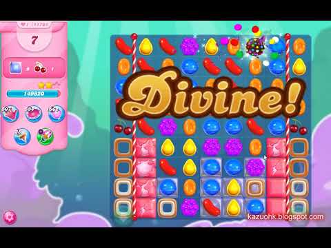 Candy Crush Saga Level 11701 (3 stars, No boosters)