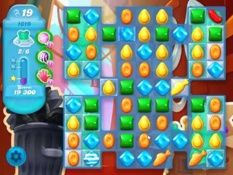 Candy Crush Soda Saga Level 1619 - NO BOOSTERS