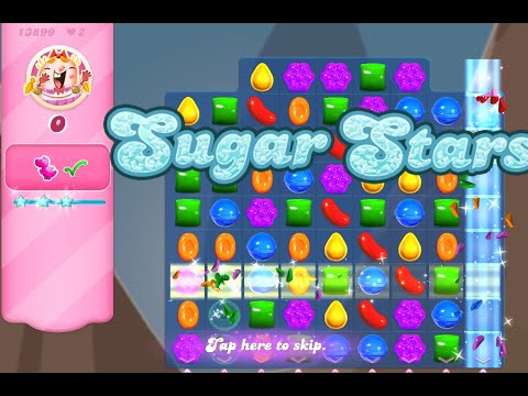 Candy Crush Saga Level 13899 (Sugar stars, No boosters)