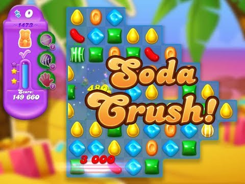 Candy Crush Soda Saga Level 1473 (3 stars, No boosters)