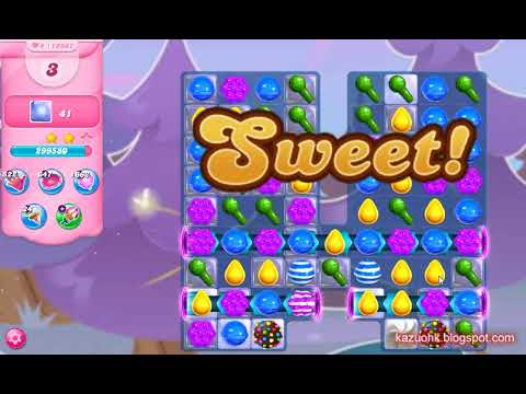 Candy Crush Saga Level 12387 (3 stars, No boosters)