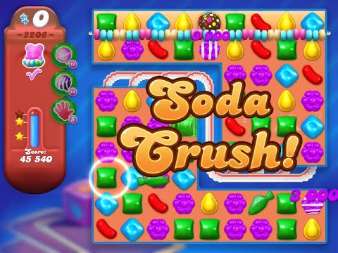 Candy Crush Soda Saga Level 2206 (3 stars, NO boosters)