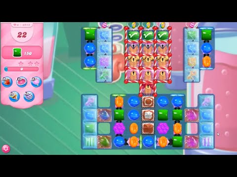 Candy Crush Saga Level 4915 NO BOOSTERS