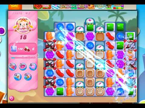 Candy Crush Saga Level 11676 - 20 Moves NO BOOSTERS