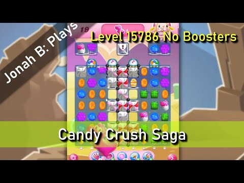 Candy Crush Saga Level 15786 No Boosters