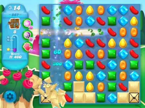 Candy Crush Soda Saga Level 867 - NO BOOSTERS