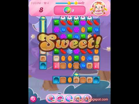 Candy Crush Saga Level 13590 (2nd version, 3 stars, NO pay No pass!!)