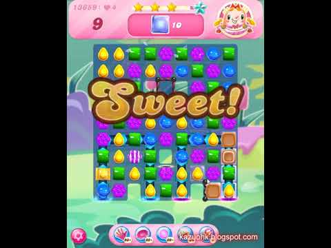 Candy Crush Saga Level 13659 (Sugar stars, No boosters)