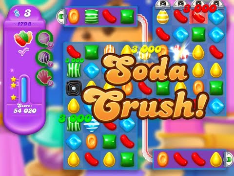 Candy Crush Soda Saga Level 1798 (3 stars, NO boosters)