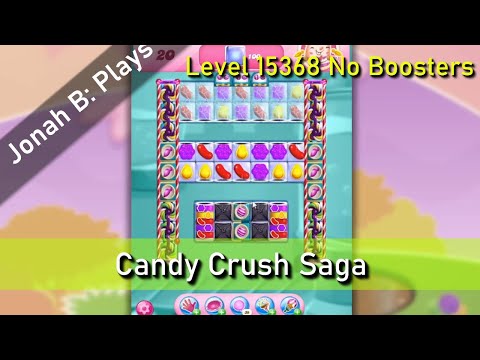 Candy Crush Saga Level 15368 No Boosters