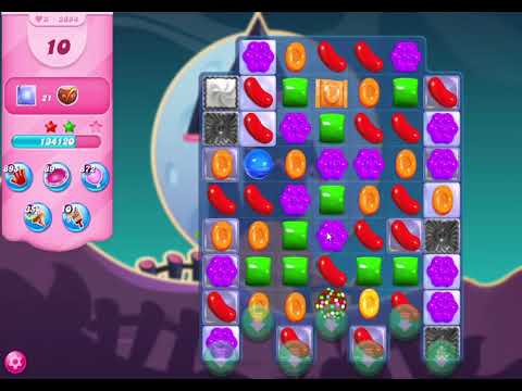 Candy Crush Saga Level 3884 NO BOOSTERS