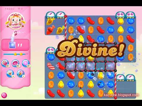 Candy Crush Saga Level 14387 (3 stars, NO boosters)