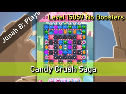 Candy Crush Saga Level 15059 No Boosters