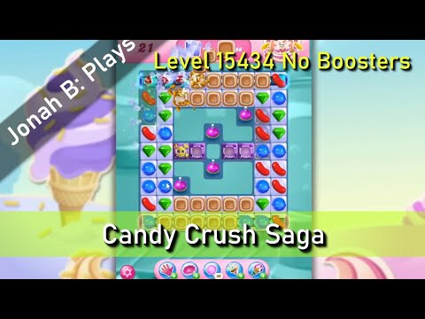 Candy Crush Saga Level 15434 No Boosters