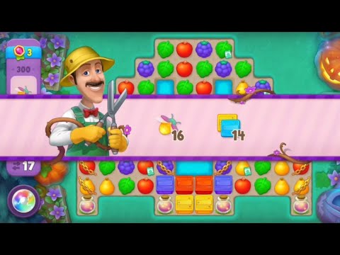 Gardenscapes Level 300 Super Hard Level No Booster All Goals Complete - Playrix Gameplay