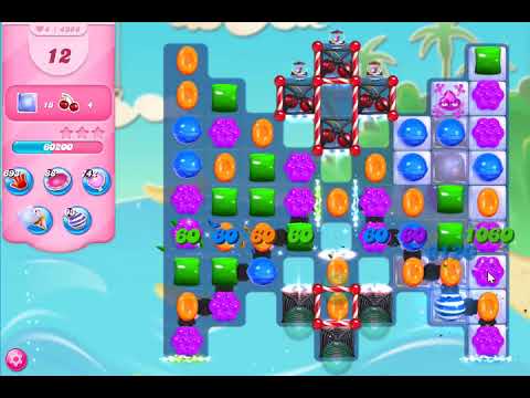 Candy Crush Saga Level 4368 NO BOOSTERS