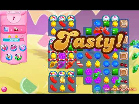 Candy Crush Saga Level 12486 (3 stars, No boosters, 2nd version)