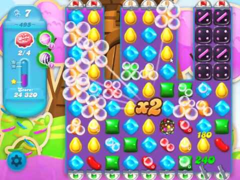 Candy Crush Soda Saga Level 495