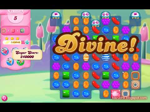 Candy Crush Saga Level 11710 (3 stars, No boosters)