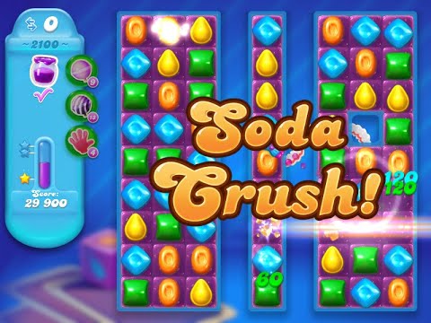 Candy Crush Soda Saga Level 2100 (3 stars, NO boosters)