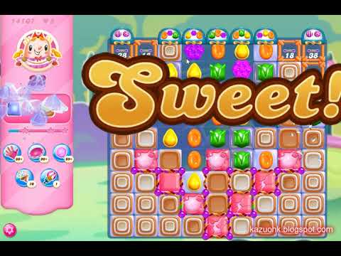 Candy Crush Saga Level 14107 (NO boosters)