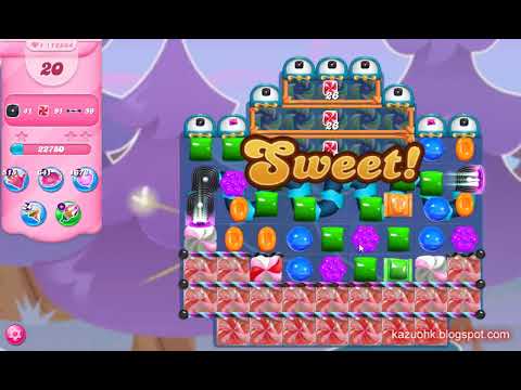 Candy Crush Saga Level 12544 (3 stars, No boosters)