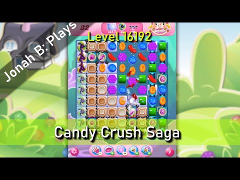 Candy Crush Saga Level 16192