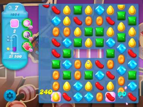 Candy Crush Soda Saga Level 1024 - NO BOOSTERS