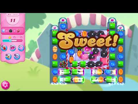 Candy Crush Saga LEVEL 7415 NO BOOSTERS LAST LEVEL :)