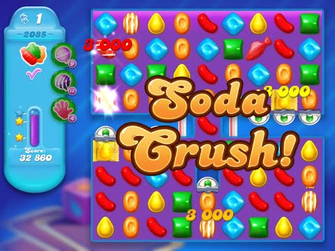 Candy Crush Soda Saga Level 2085 (3 stars, NO boosters)