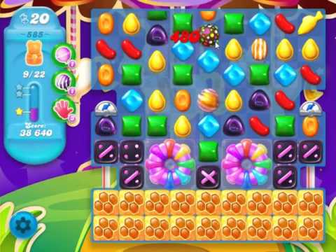 Candy Crush Soda Saga Level 585 - 18 MOVES LEFT