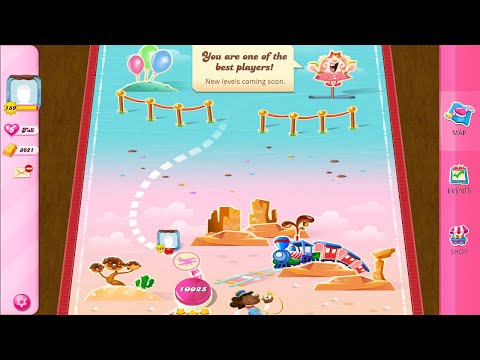 Candy Crush Saga  LAST Level 10025 NO BOOSTERS