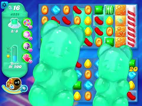 Candy Crush Soda Saga 4K (Level 4521 - 4525)