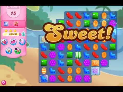 Candy Crush Saga Level 11233 (3 stars, No boosters)