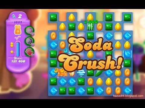 Candy Crush Soda Saga Level 1685 (3 stars, No boosters)