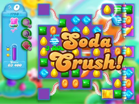 Candy Crush Soda Saga Level 1790 (3 stars, NO boosters)