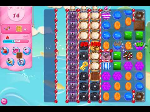 Candy Crush Saga Level 4519 NO BOOSTERS