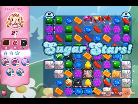 Candy Crush Saga Level 14284 (Sugar stars, Impossible without boosters)