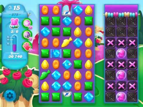 Candy Crush Soda Saga Level 875 - NO BOOSTERS