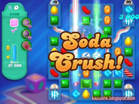 Candy Crush Soda Saga Level 2439 (3 stars, NO booster)