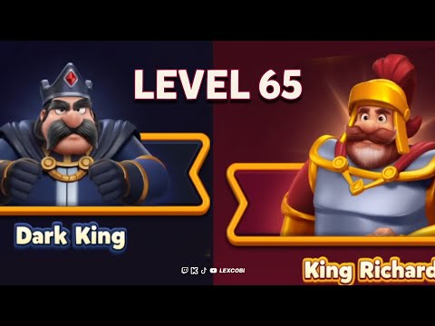 Royal Kingdom Level 65 - No Boosters Used - Dark King VS King Richard