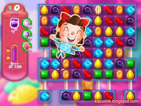 Candy Crush Soda Saga Level 1712 (No boosters)